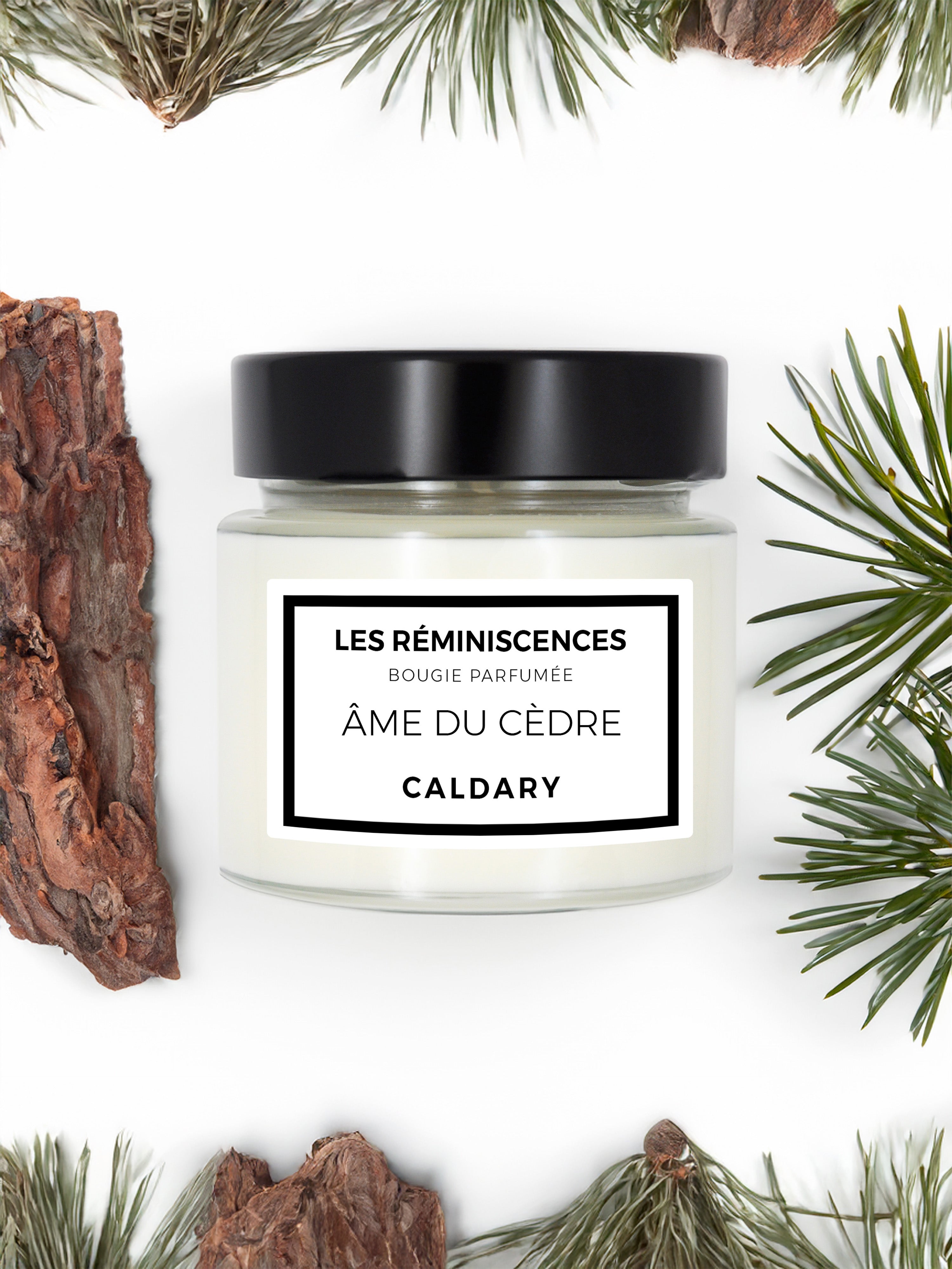 Âme du cèdre Bougie parfumée