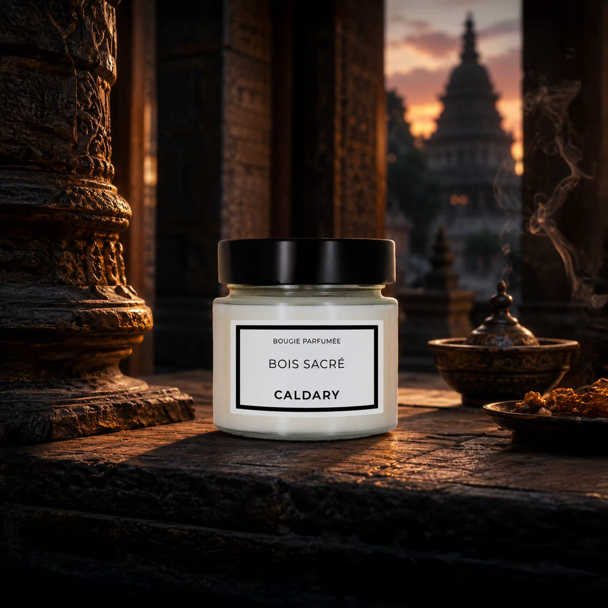 Bougie parfumée - Bois sacré