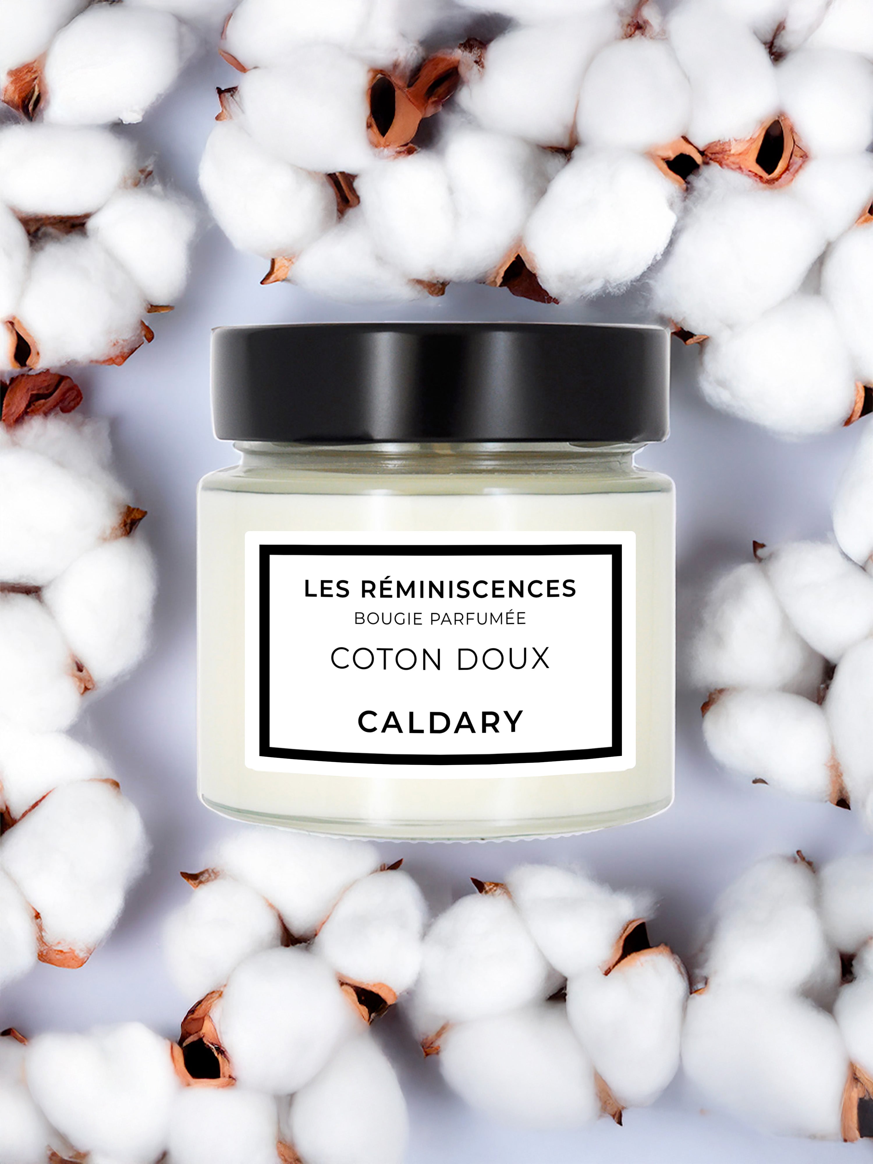 Coton doux Bougie parfumée