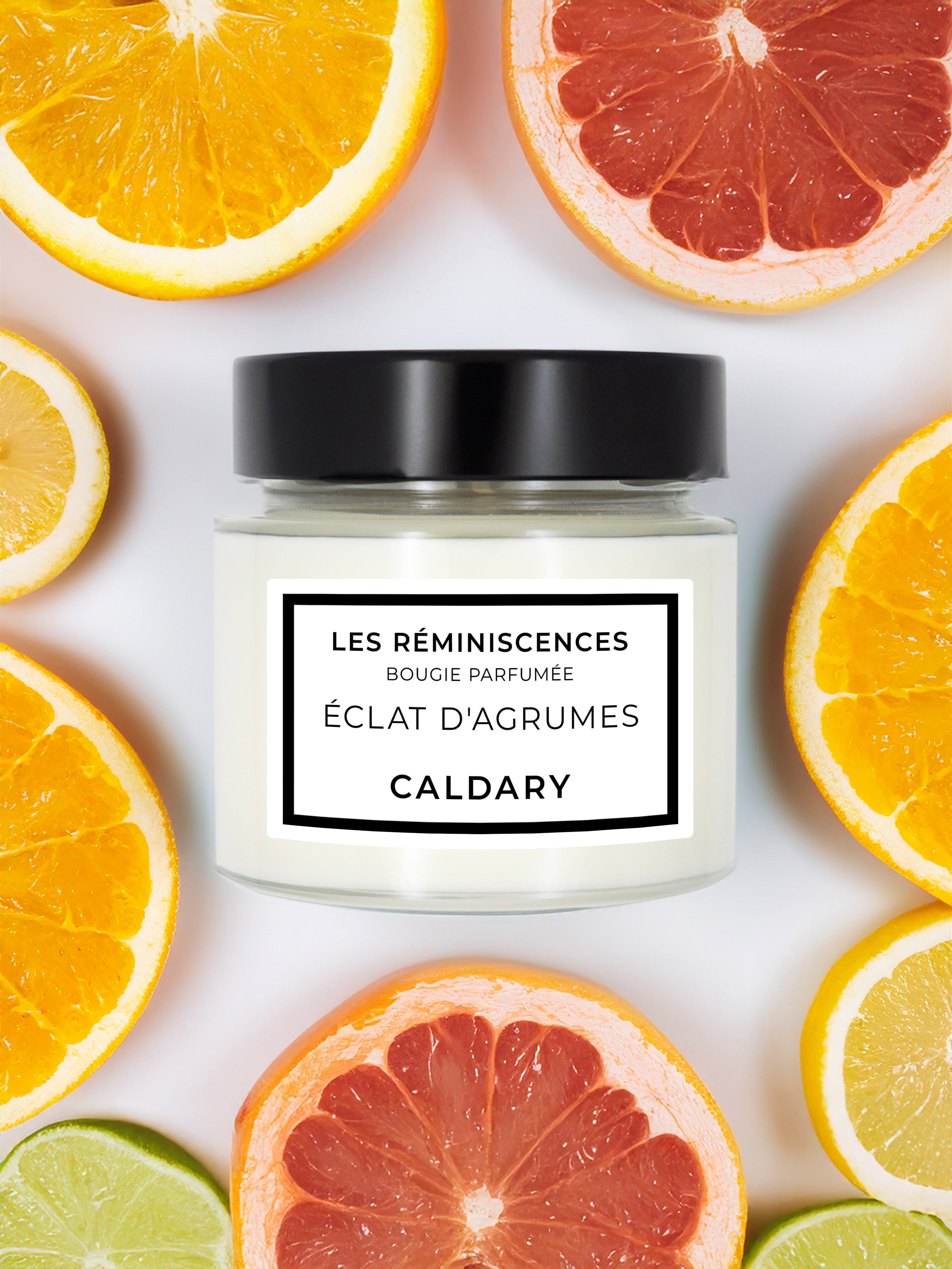 Éclat d'agrumes Bougie parfumée